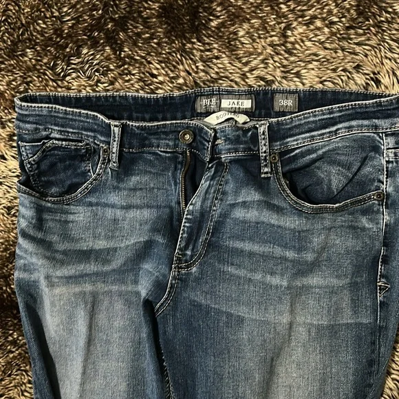 BKE Mens Jake Bootleg Jeans - Picture 7 of 9